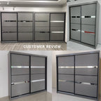Utopia 8X8ft Anti-Jump Sliding Door Wardrobe | B 140-04