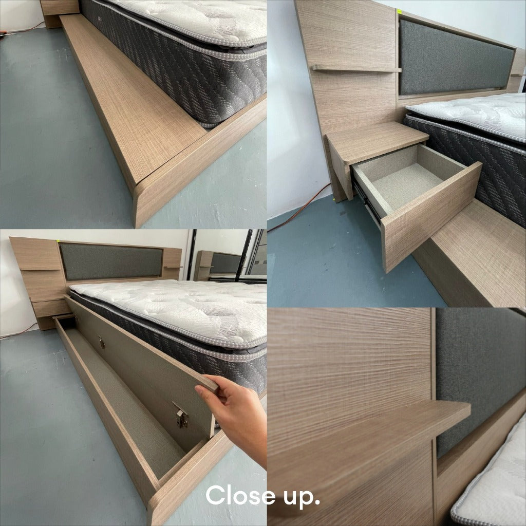 Tatami Bedframe with LED