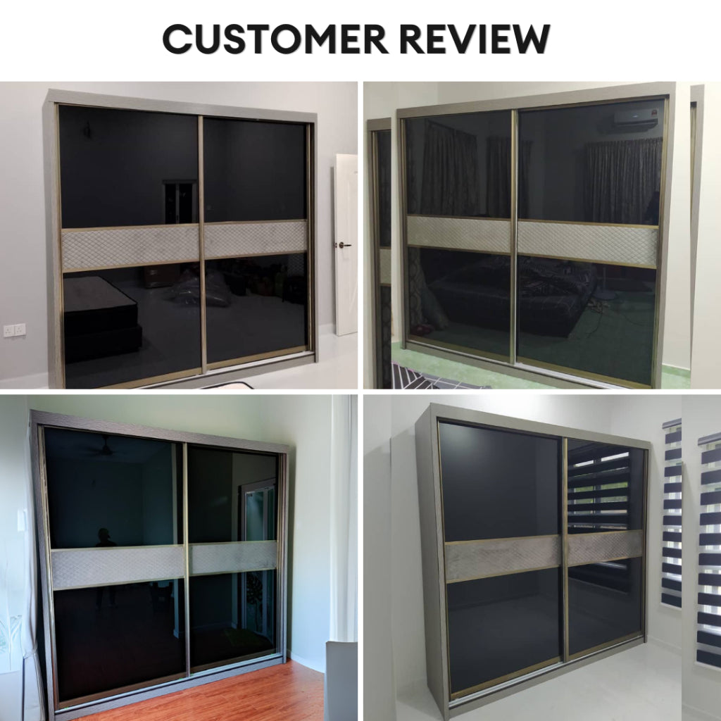 Miya 8/6/5x8ft Anti-Jump Sliding Doors Wardrobe | 140-09