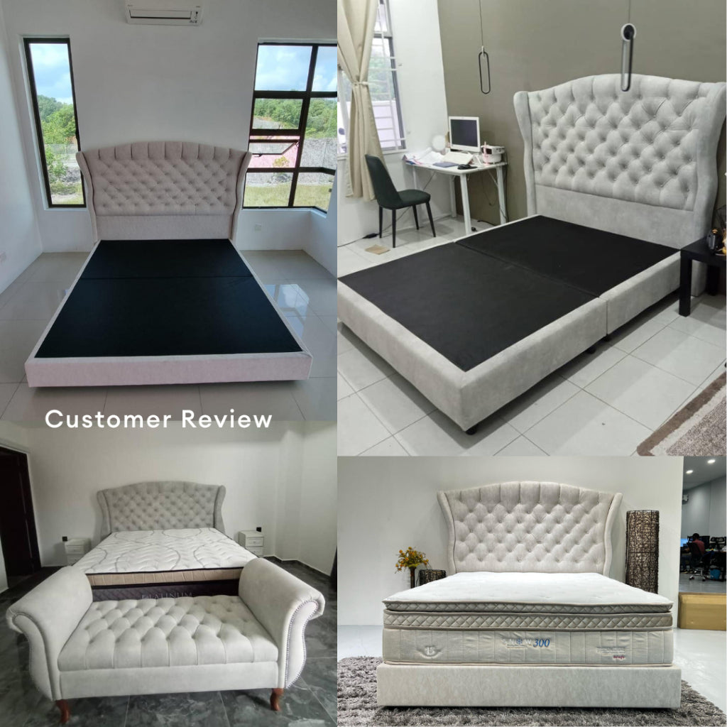 Bridgert Chesterfield King/Queen Bedframe | 142-08