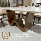 Lunetta Marble Dining Table - 6/8s | LC05-02