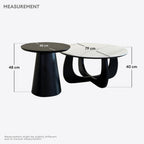 Kairo Duo Coffee Table - Marble + Wood | TJ24