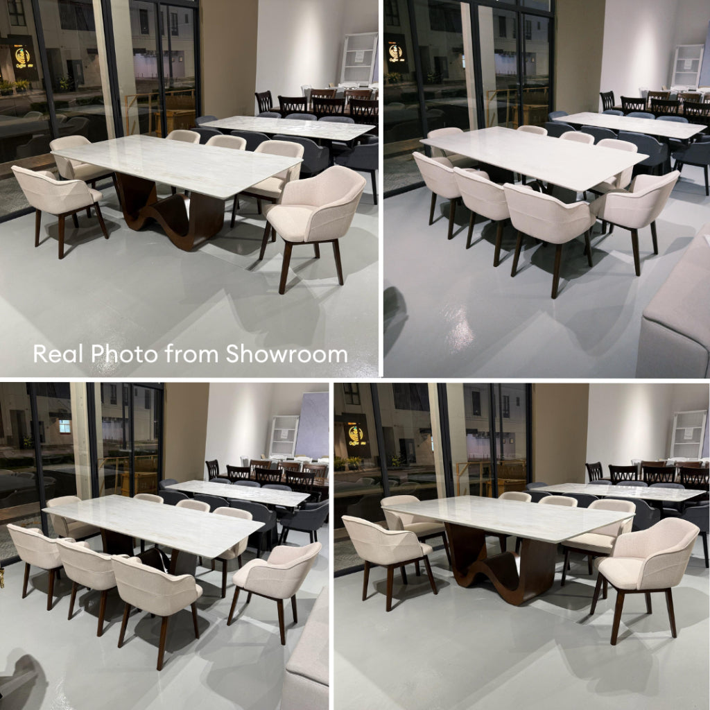 Lunetta Marble Dining Table - 6/8s | LC05-02
