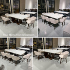 Lunetta Marble Dining Table - 6/8s | LC05-02