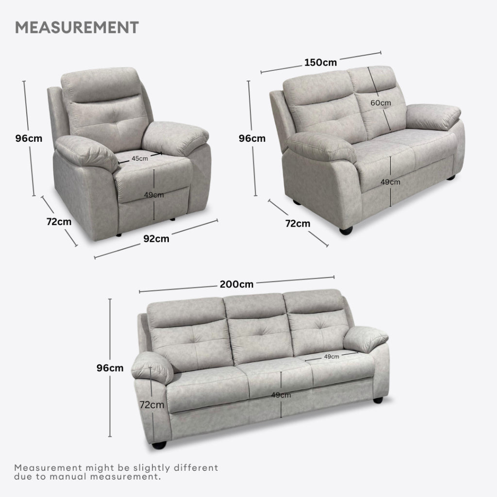 Marlow 1+2+3 Seater Sofa Set | 156-41