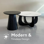 Kairo Duo Coffee Table - Marble + Wood | TJ24