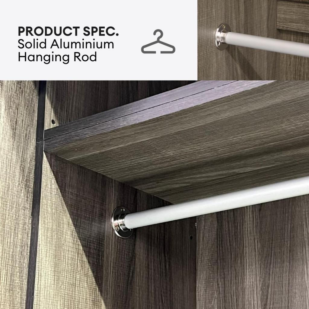 Miya 8/6/5x8ft Anti-Jump Sliding Doors Wardrobe | 140-09