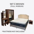 Xavier Brown Bedroom Set of 5 - 4x6ft | 150-33
