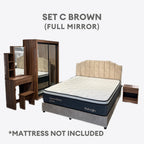 Xavier Brown Bedroom Set of 5 - 4x6ft | 150-33