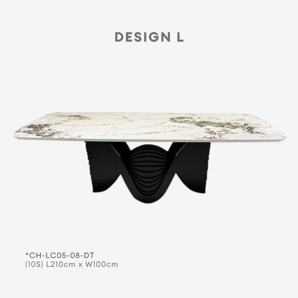 Nerina Marble 8/10 Seater Dining Table | LC05-08