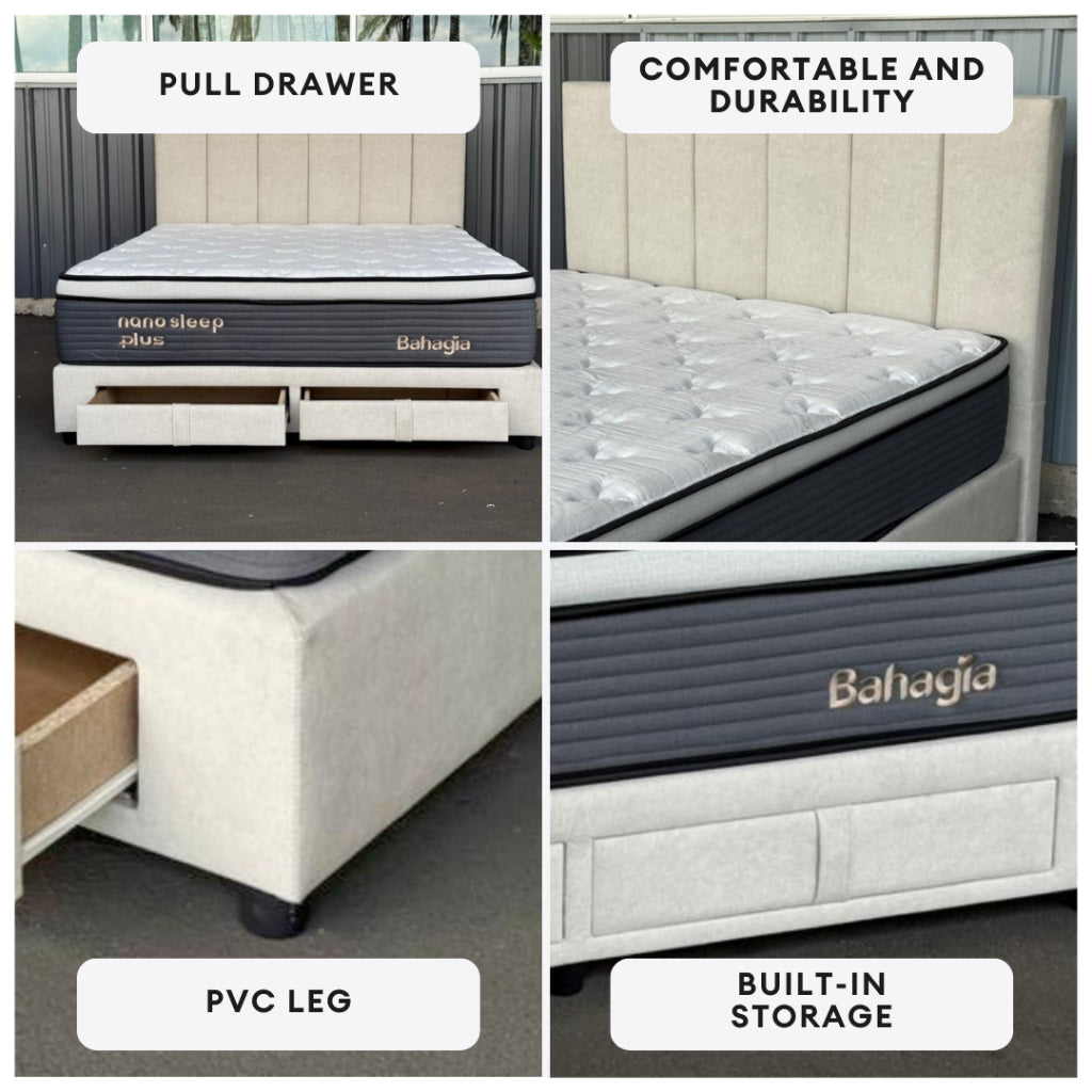 Ursula King/Queen Bedframe | 141-27