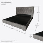 Ariana King/Queen Bedframe | 151-06