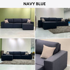 Lewis 3 Seaters Sofa + Ottoman | 108-15