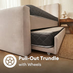 Zenon Single Pullout Bedframe FREE 2 Mattreses | 151-33