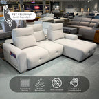 Alessia Pushback L-Shape Sofa | 108-41