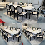 Louise Marble Dining Table - 6/8/10s | LC05-01