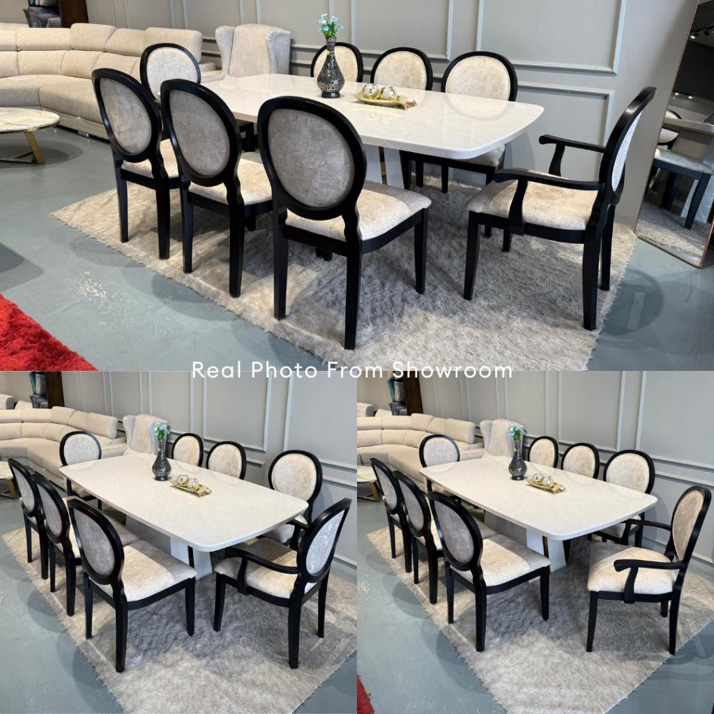 Louise Marble Dining Table - 6/8/10s | LC05-01