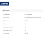 Vono Luna Pro Mattress (Tilam Vono)