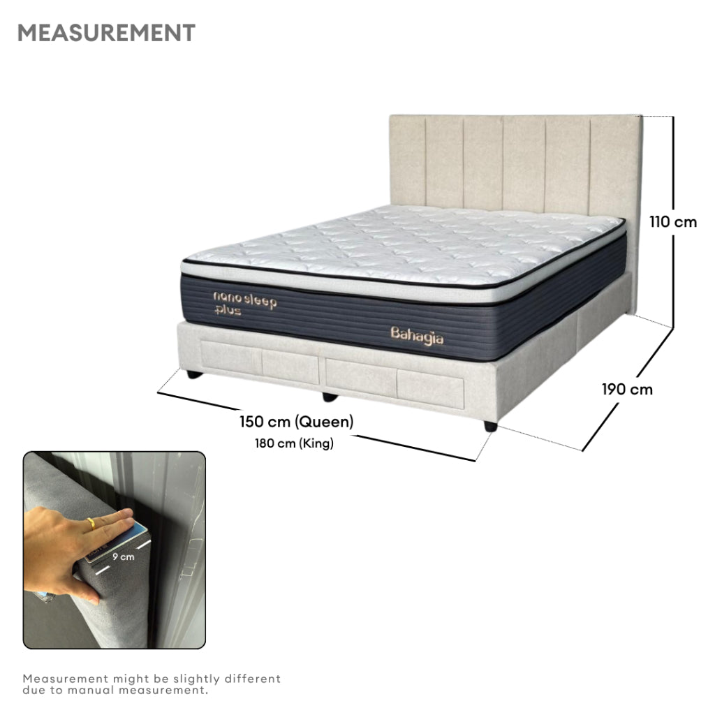 Ursula King/Queen Bedframe | 141-27