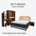 Xavier Brown Bedroom Set of 5 - 4x6ft | 150-33
