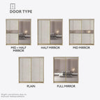 Ford 5/6/8 x 8ft Wardrobe - Plain Door | B 22-66