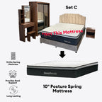 Xavier Brown Bedroom Set of 5 - 4x6ft | 150-33