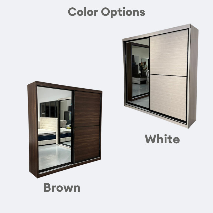 Novo 8/6/5x8ft Anti Jump Sliding Doors Wardrobe | 140-39
