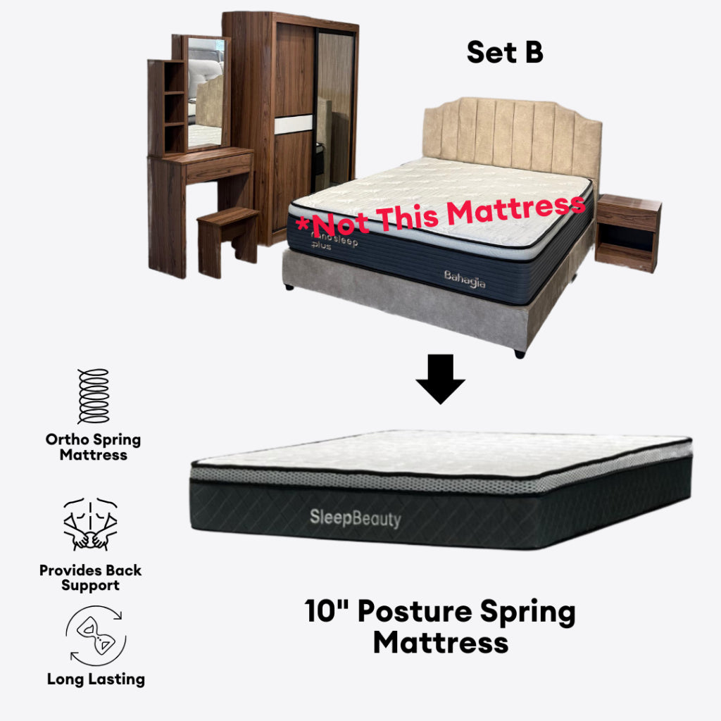 Xavier Brown Bedroom Set of 5 - 4x6ft | 150-33
