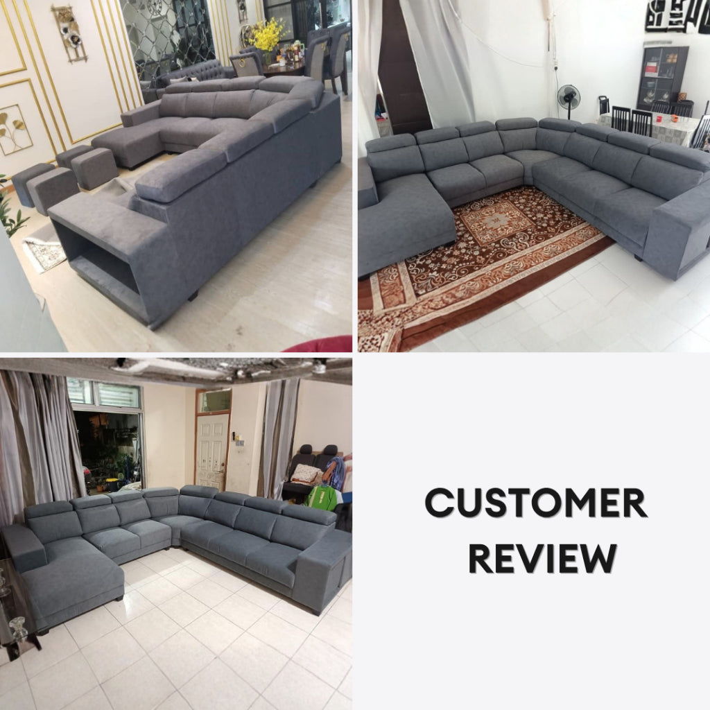 Hunter 6 Seater C-Shape Sofa | 149-22