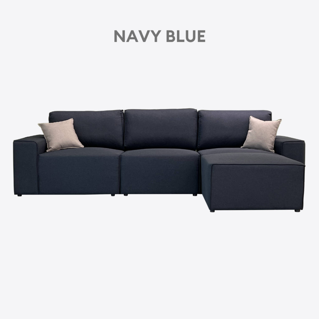 Lewis 3 Seaters Sofa + Ottoman | 108-15