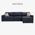 Lewis 3 Seaters Sofa + Ottoman | 108-15