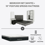 Zyphr White Bedroom Set of 3 - 4x6ft | 140-43 + 151-06