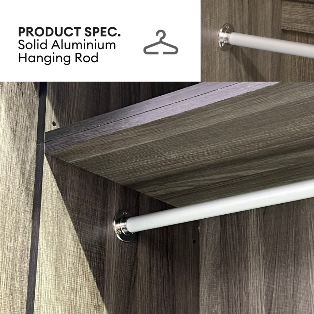 Diamond 8/6x8ft Anti Jump Sliding Doors Wardrobe | 131-21