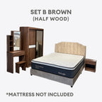 Xavier Brown Bedroom Set of 5 - 4x6ft | 150-33