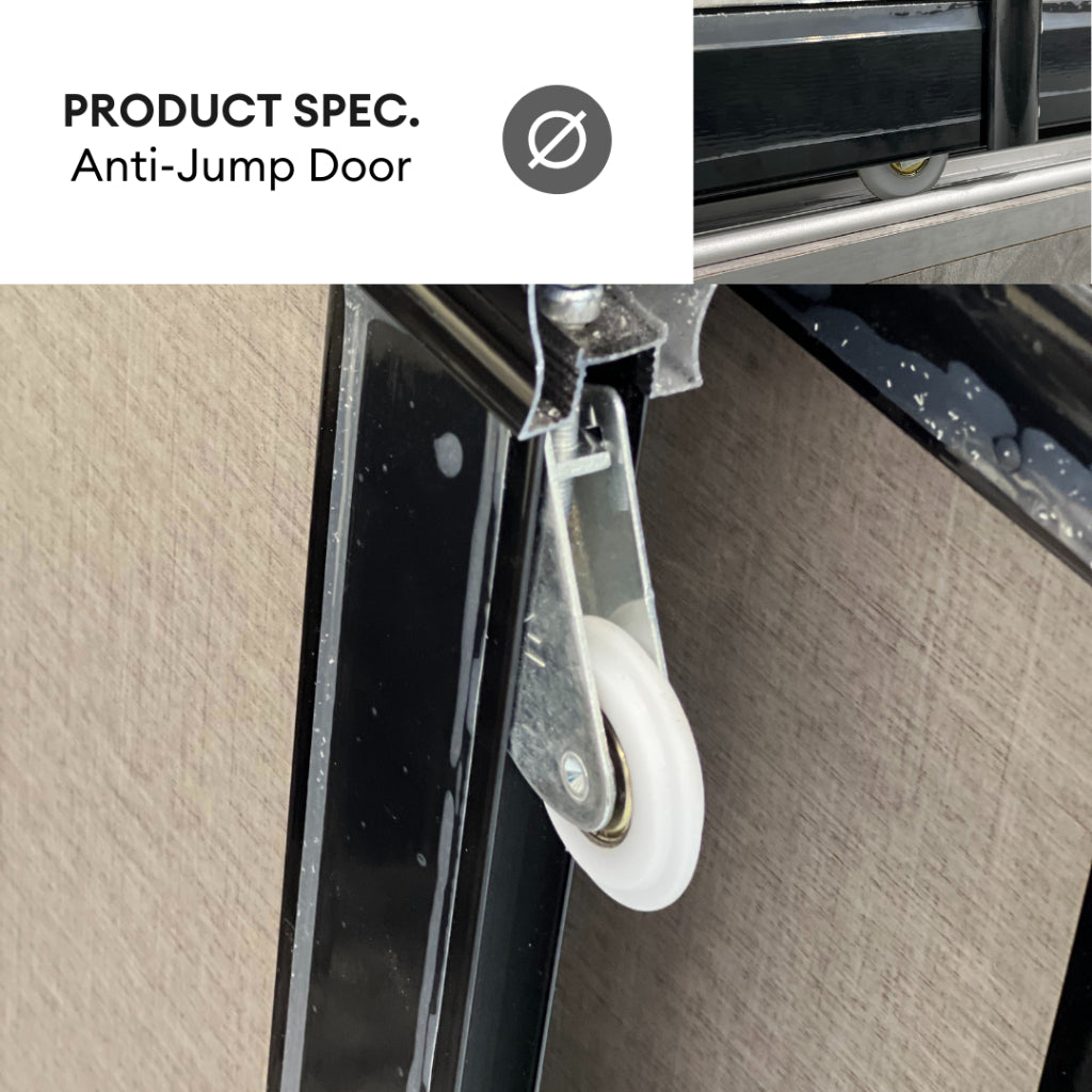 Diamond 8/6x8ft Anti Jump Sliding Doors Wardrobe | 131-21