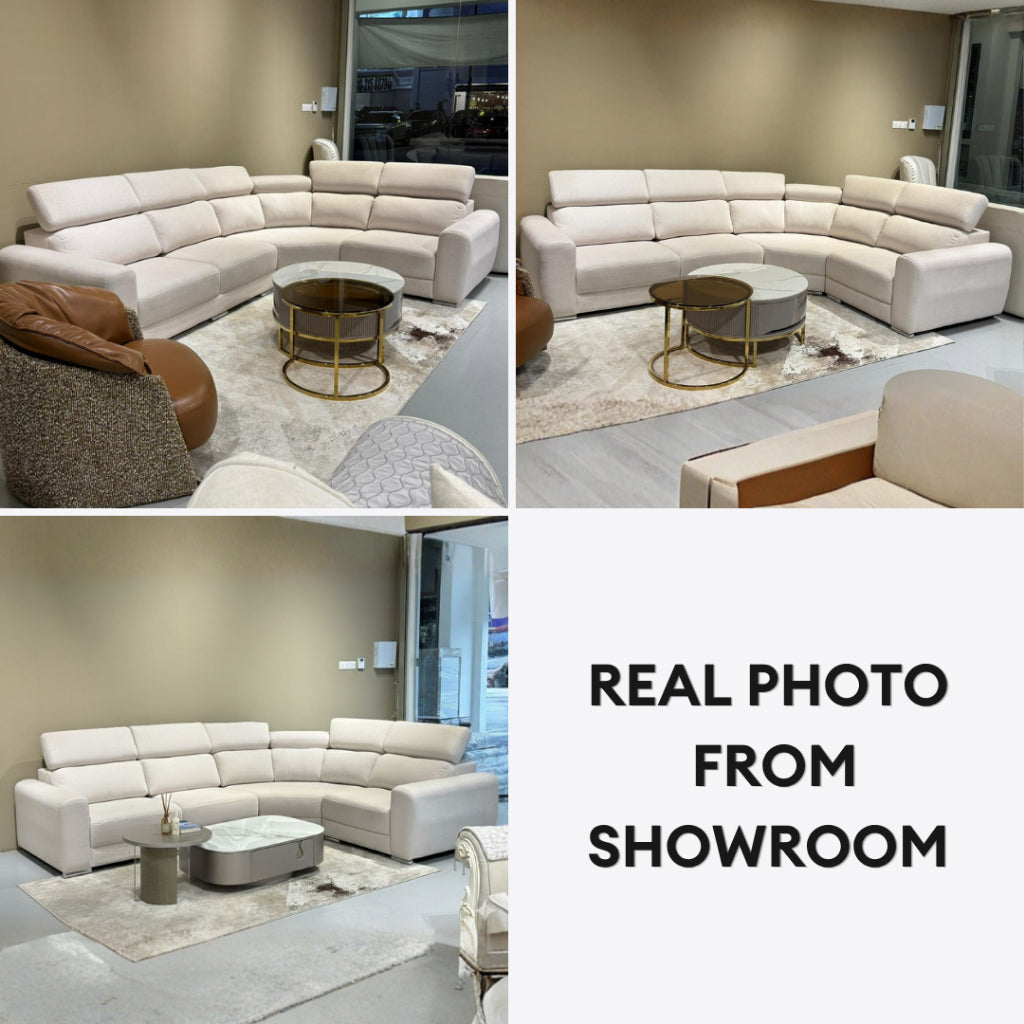Harper 5 Seater C-Shape Sofa | 108-45