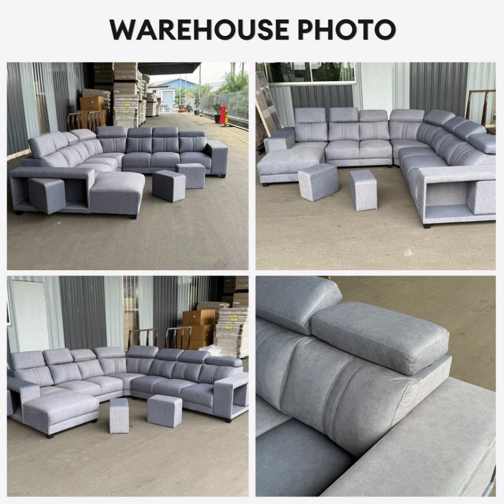 Hunter 6 Seater C-Shape Sofa | 149-22