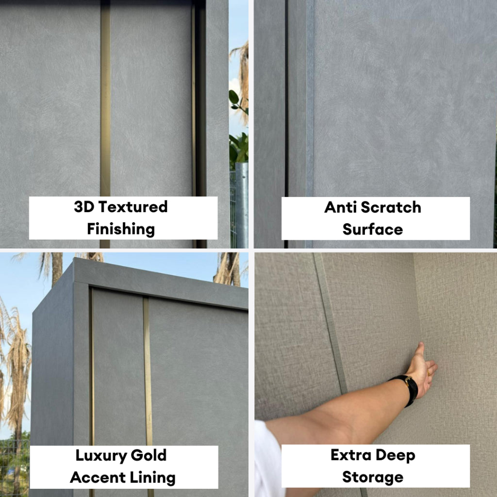 Ford 5/6/8 x 8ft Wardrobe - Plain Door | B 22-66